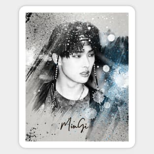 ATEEZ Illustrations - MINGI Fanart Sticker